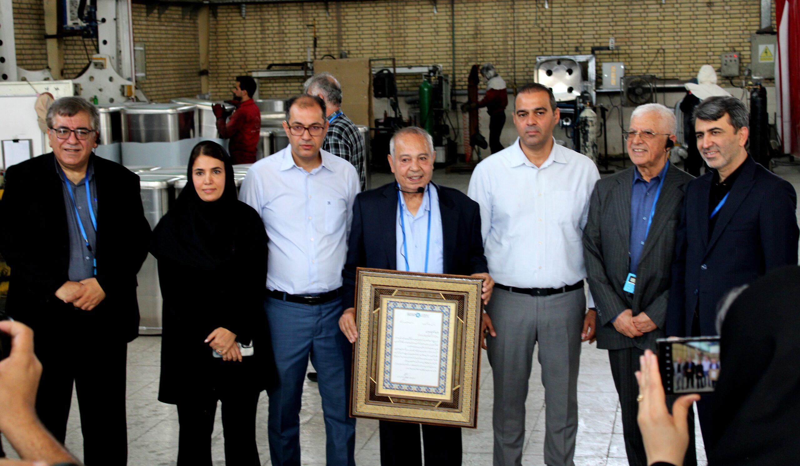 بازدید اتاق بازرگانی از گروه صنعتی قدس نجف آباد